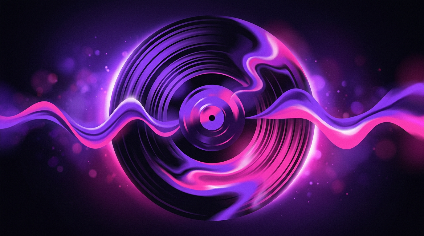 Cover image for the article "The Return of Vinyl in DJ Sets: Why Wax Is Back in the Booth" — vinyl